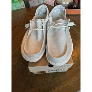 Women's Hey Dude Wendy Stretch Sparkling White